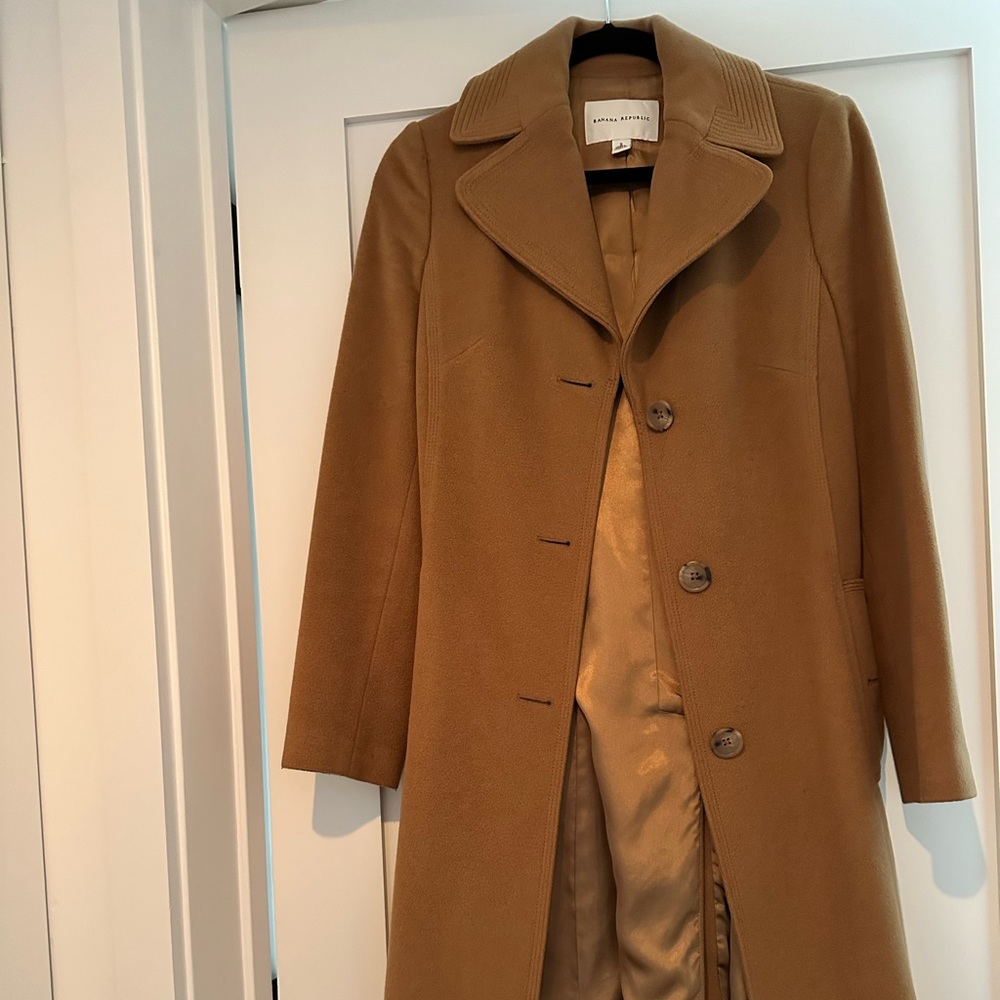 Banana Republic trench in wool blend